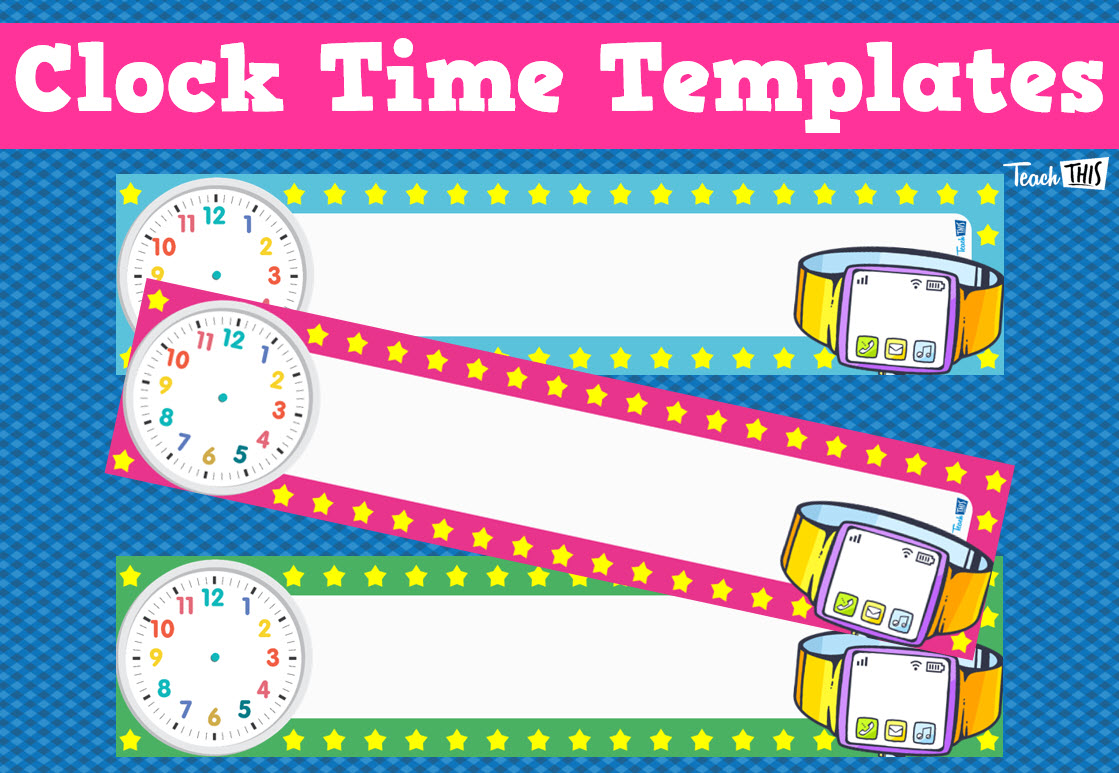 Clock Timetable Templates