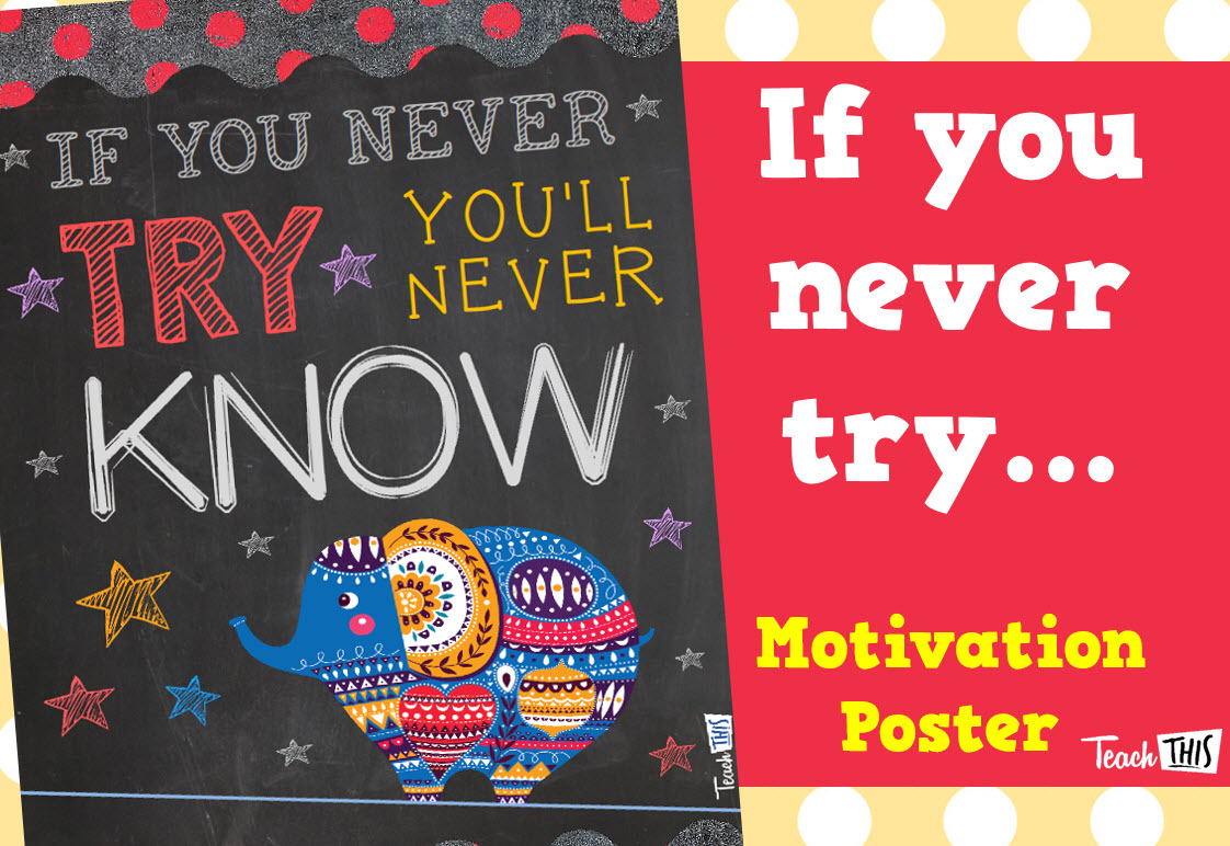 Elephant Quote Poster