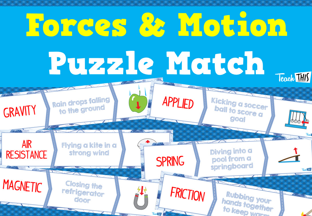 Forces & Motion Puzzle Match