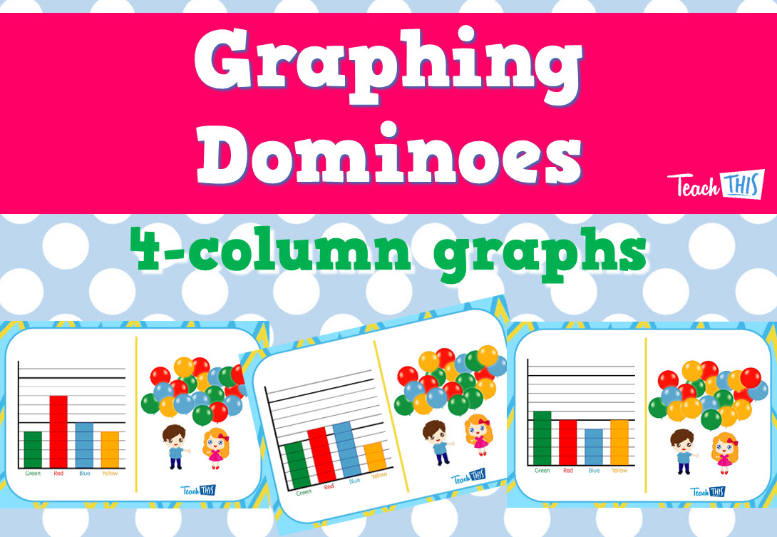 Graphing Dominoes - 4-columns