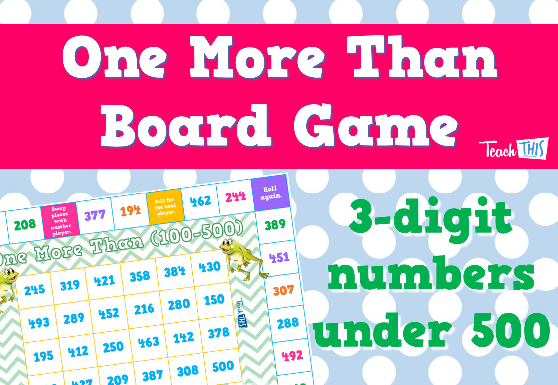 One More Than Boardgame - 100-500