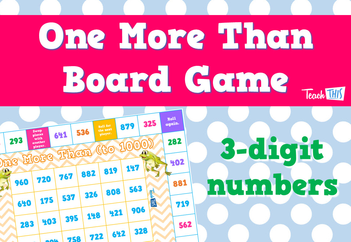 One More Than Boardgame - to 1000