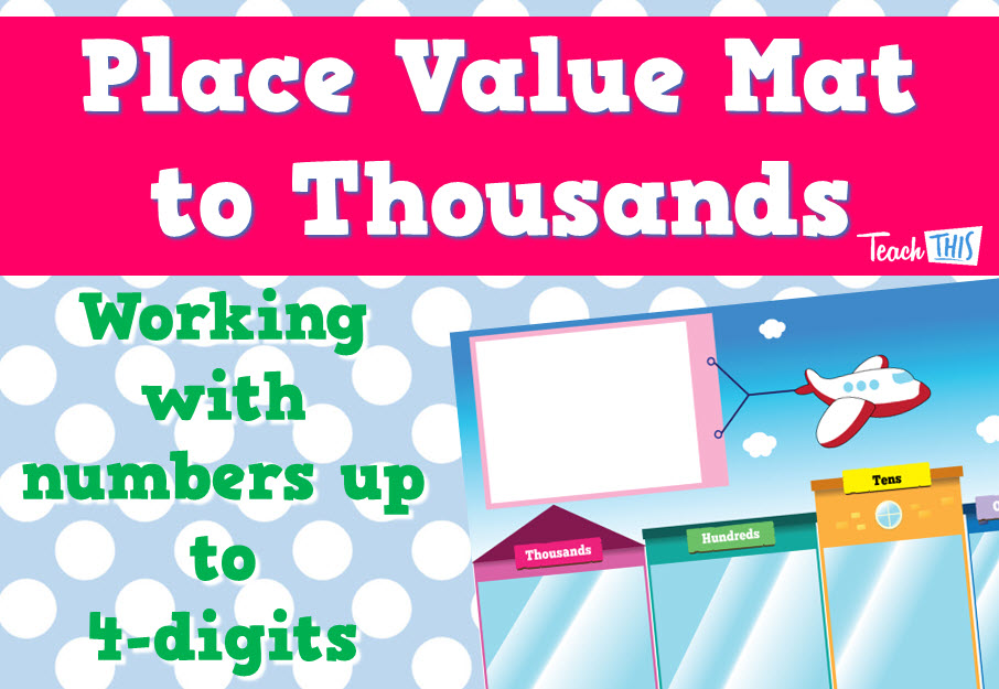 Place Value Mat to Thousands