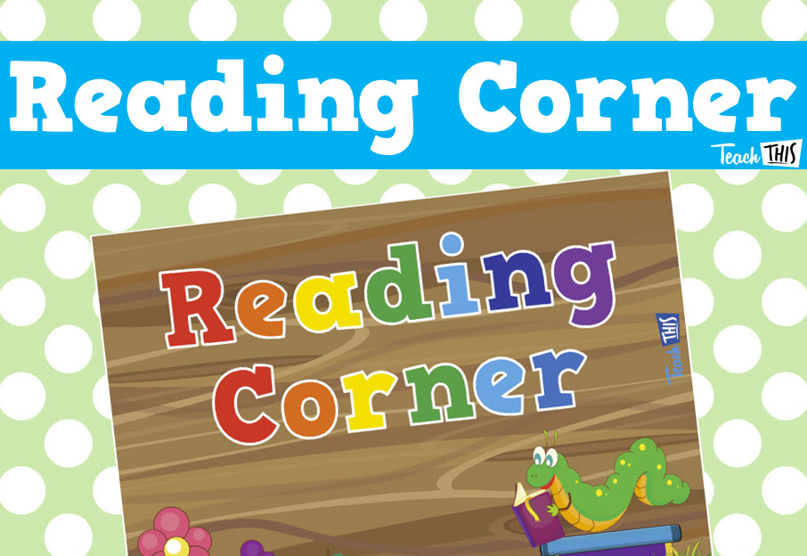 Reading Corner Sign - Bug Theme