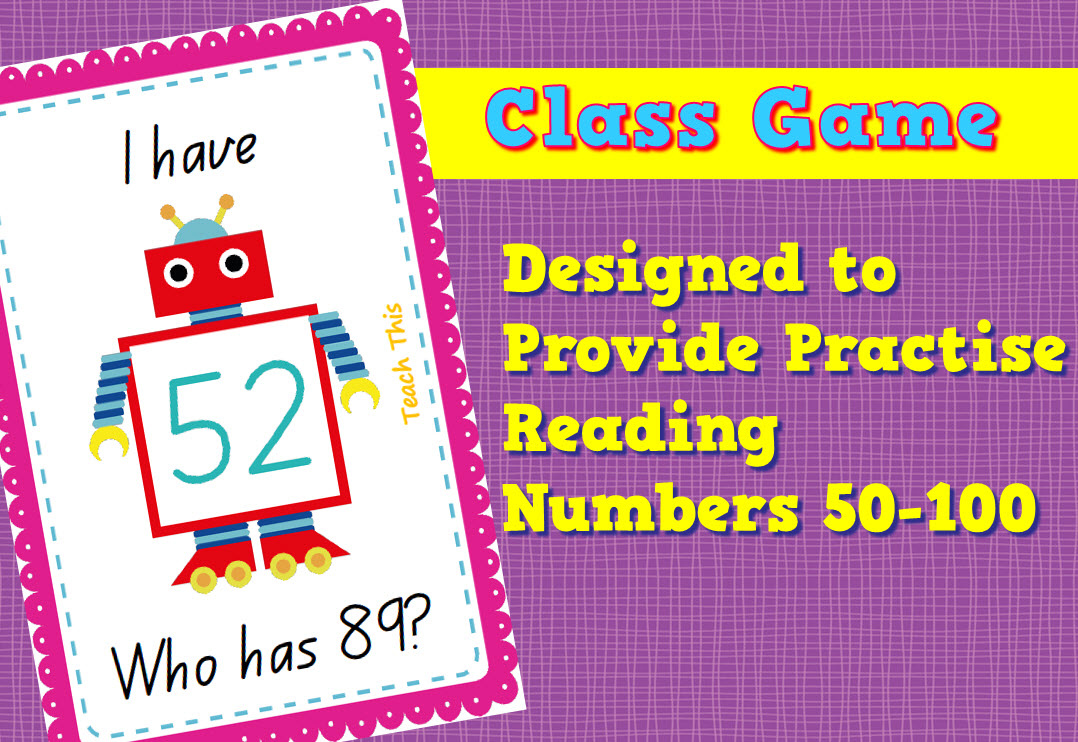 Class Game - Numbers 50-100