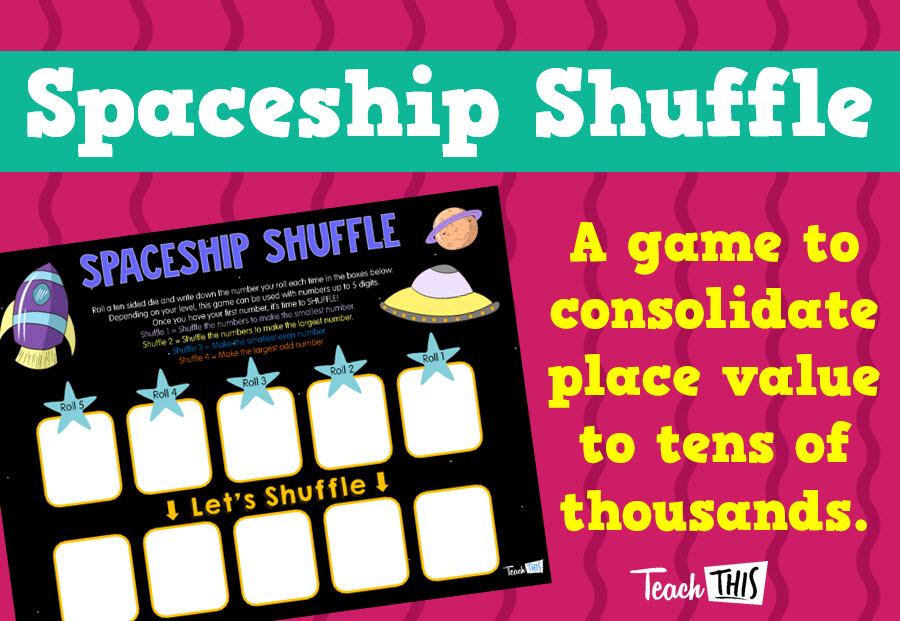 Spaceship Shuffle Game