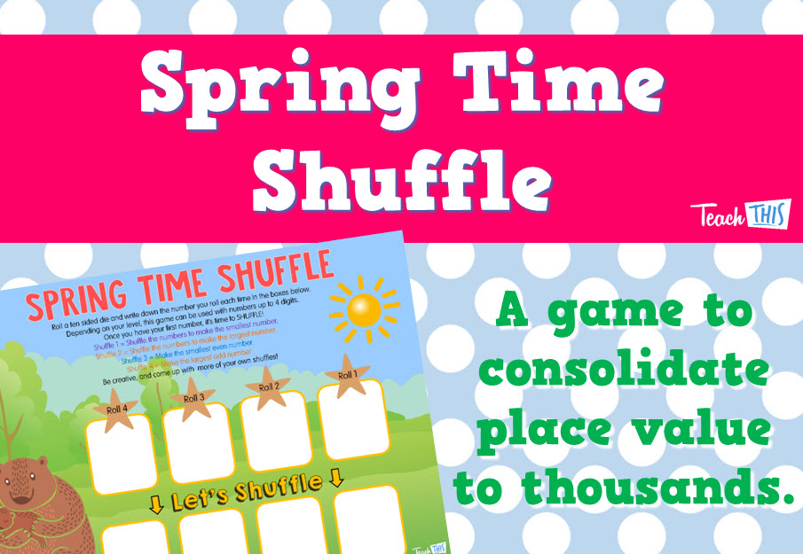 Spring Time Shuffle Game
