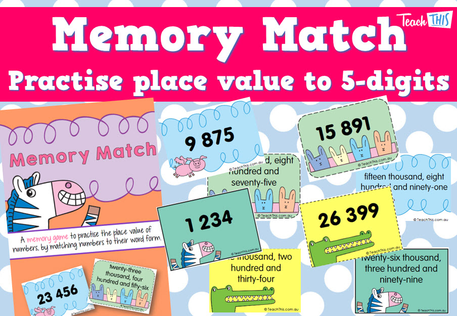 Place Value Memory Match