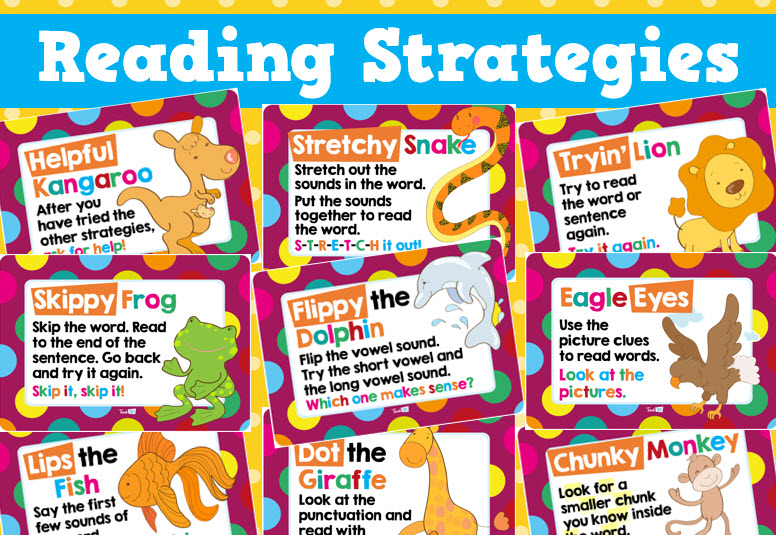 Animal Reading Strategy Charts - Comprehension Skills