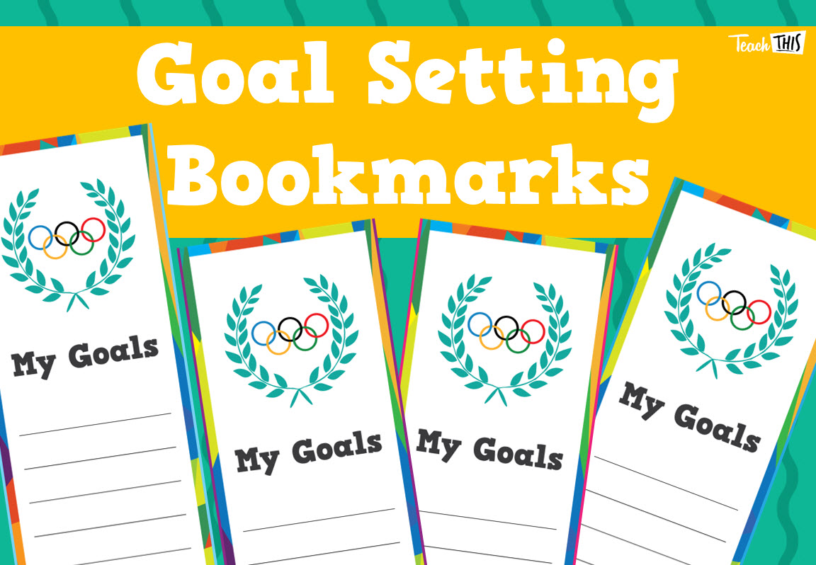 Olympic Goal Setting Bookmark