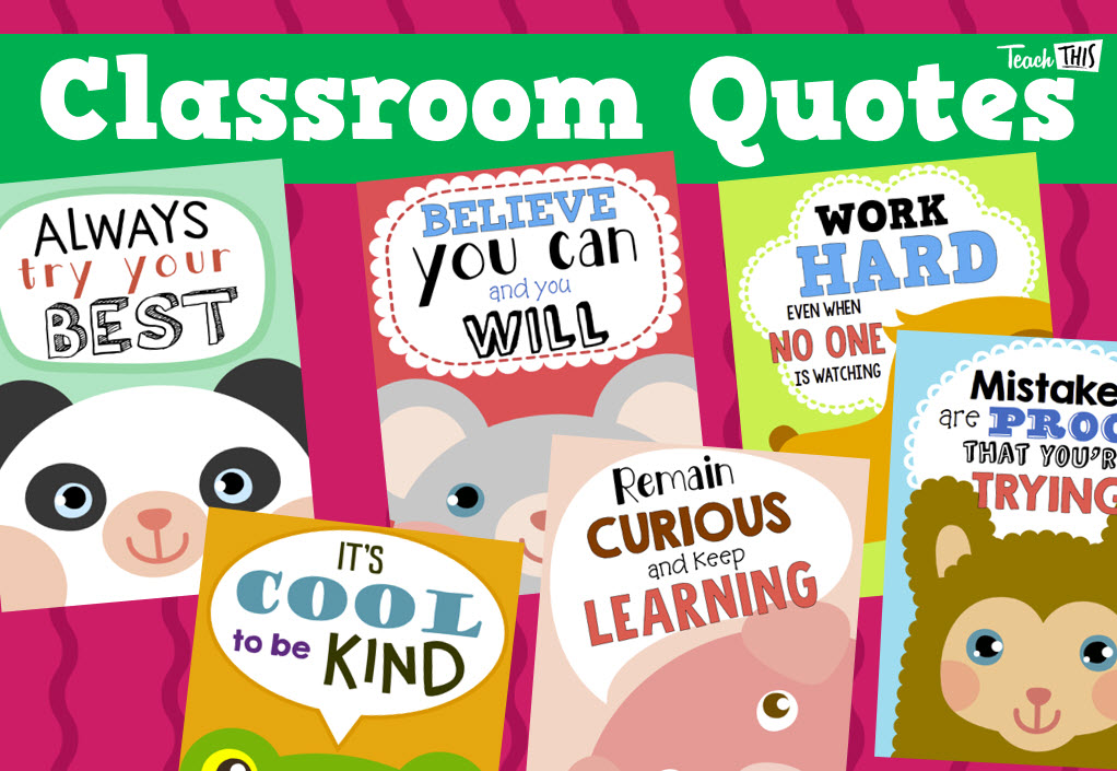 Classroom Quote - Posters