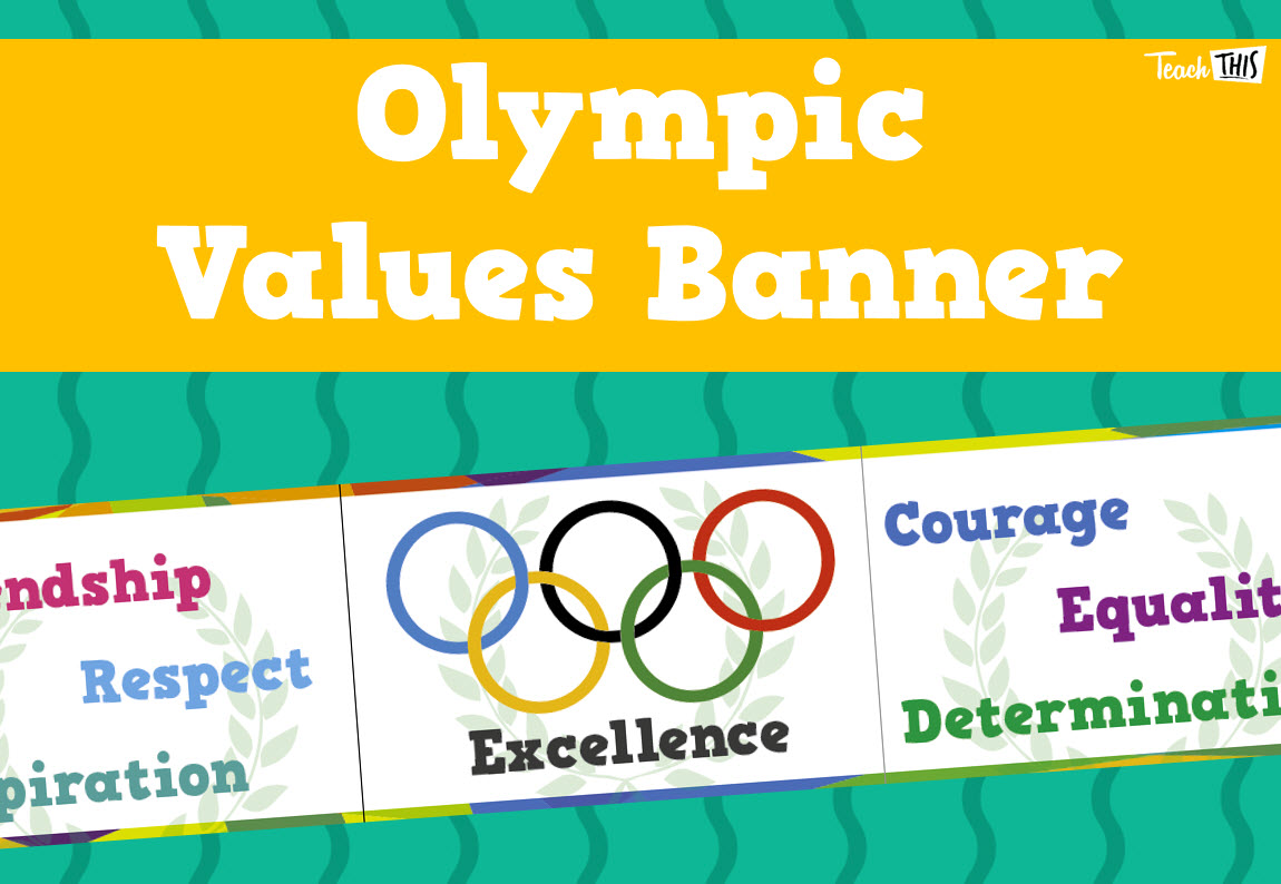 Olympic Values Banner