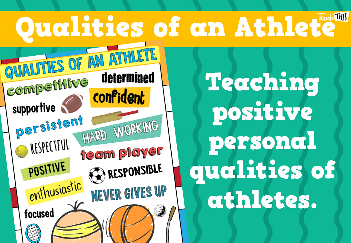 Qualities of an Athlete Poster