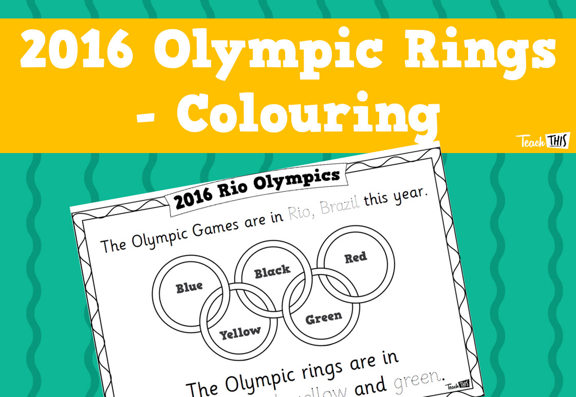 2016 Olympic Rings - Colouring