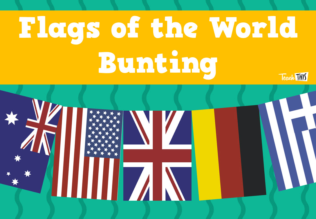 Flags of the World Bunting