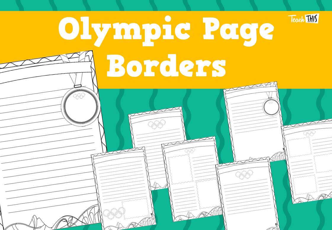 Olympic Page Borders BW