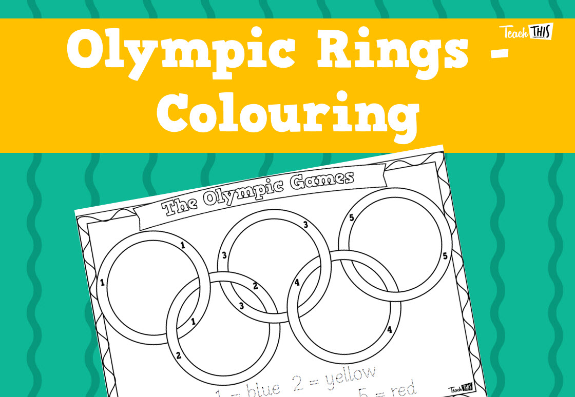 Olympic Rings - Colouring