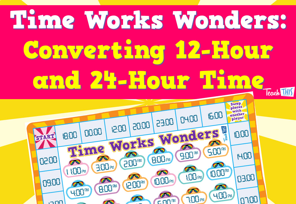 Time Works Wonders - 24-Hour Time Boardgame