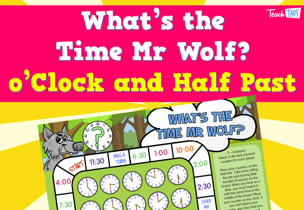 Whats the Time Mr Wolf - Half Past