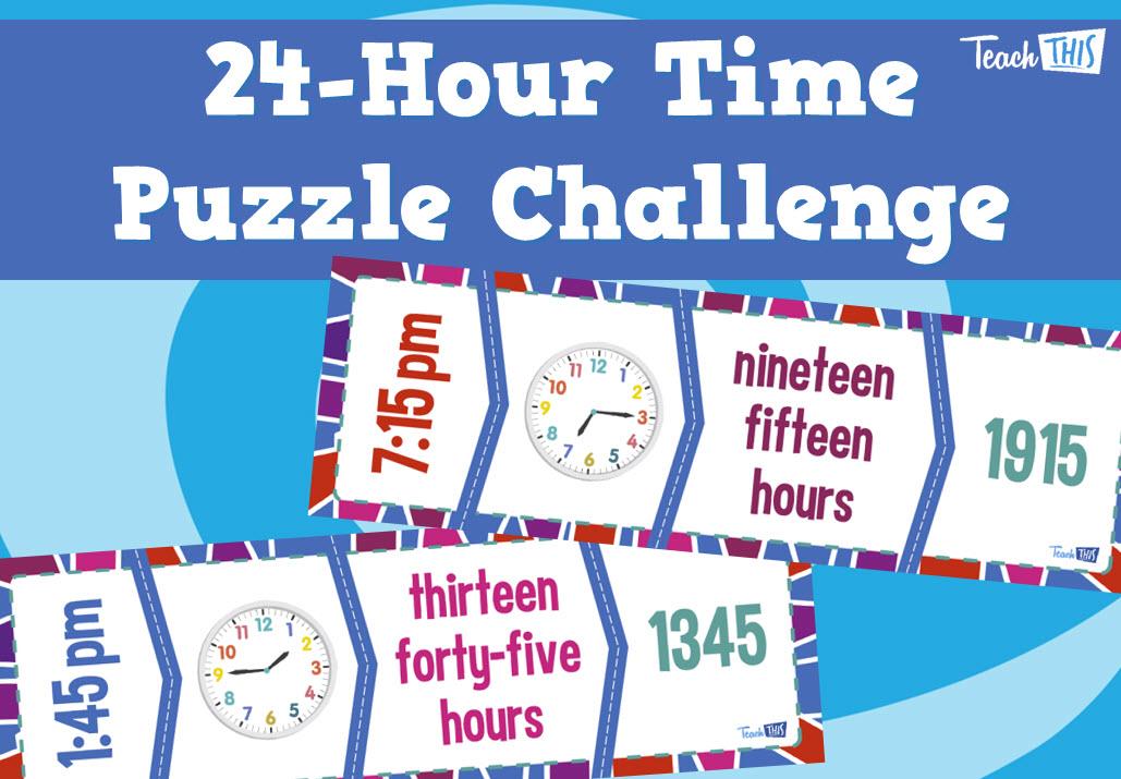 24-Hour Time Puzzle Challenge - to the Quarter-Hour