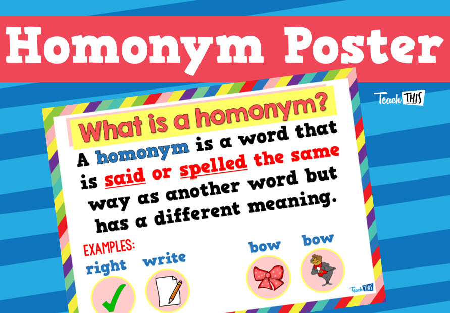 Homonym - Poster