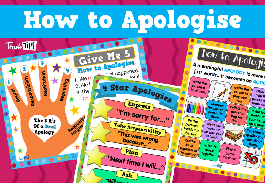 How To Apologise - Posters