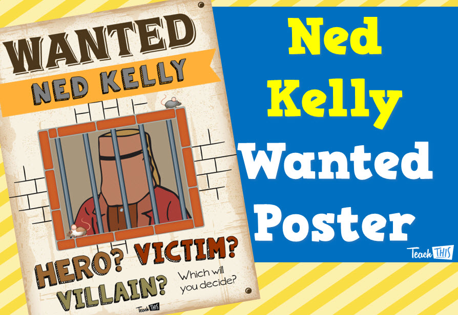 Ned Kelly - Wanted Poster