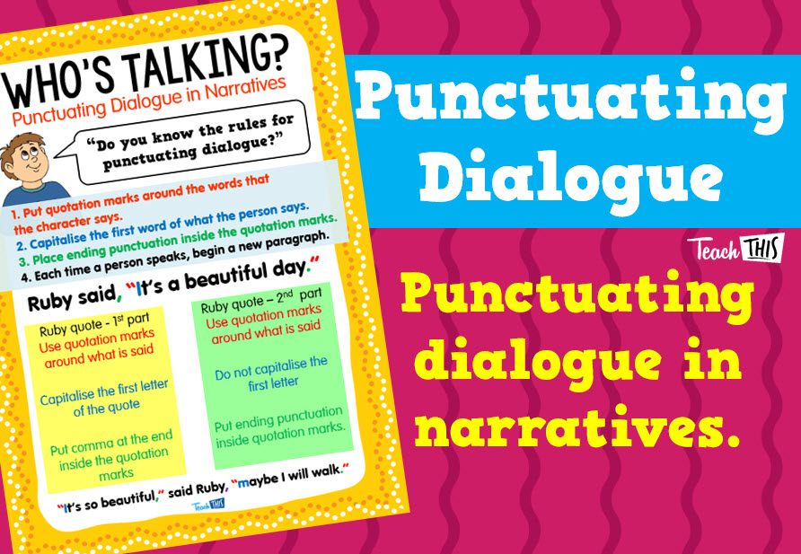 Punctuating Dialogue - Poster