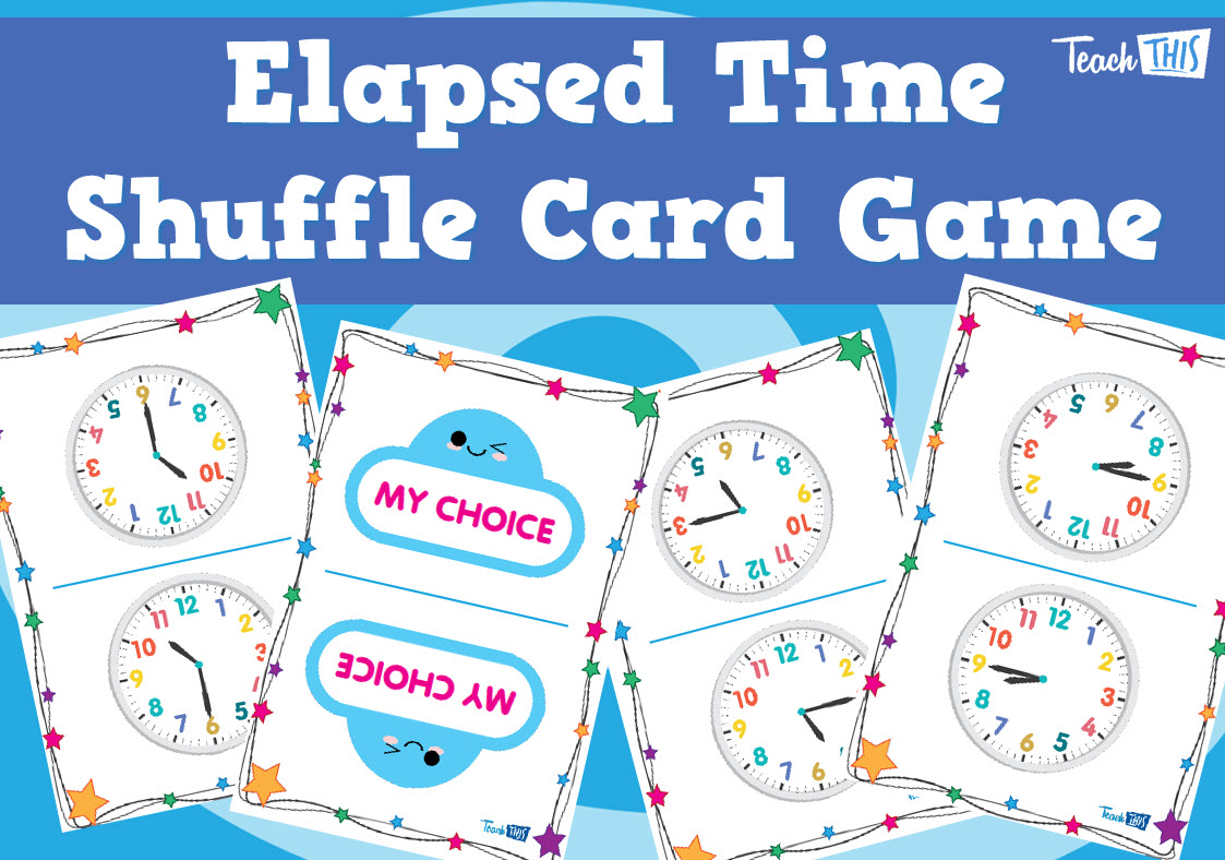Elapsed Time Shuffle Card Game