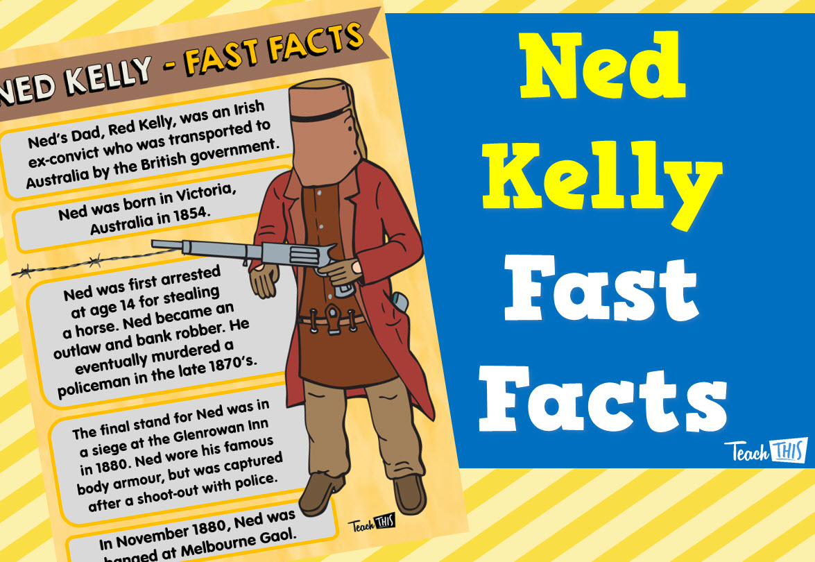 Ned Kelly - Fast Facts Poster