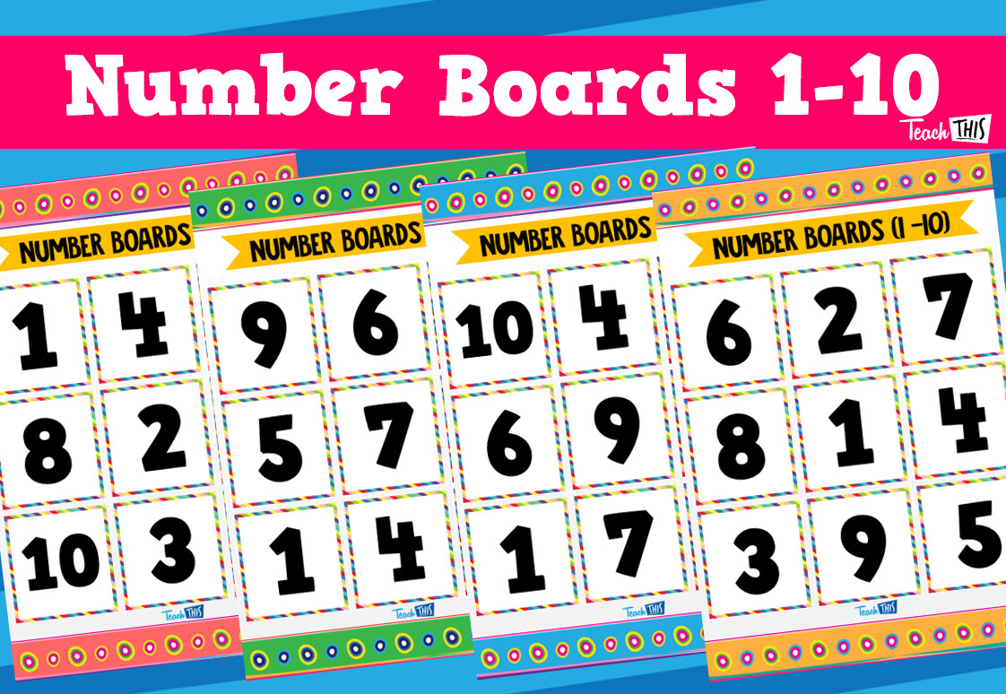 Number Boards 1-10