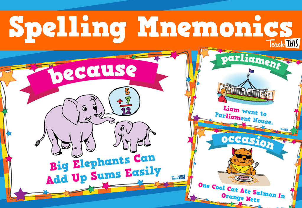 Spelling Mnemonics - landscape