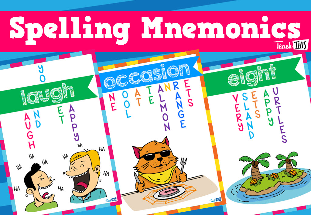 Spelling Mnemonics - Portrait