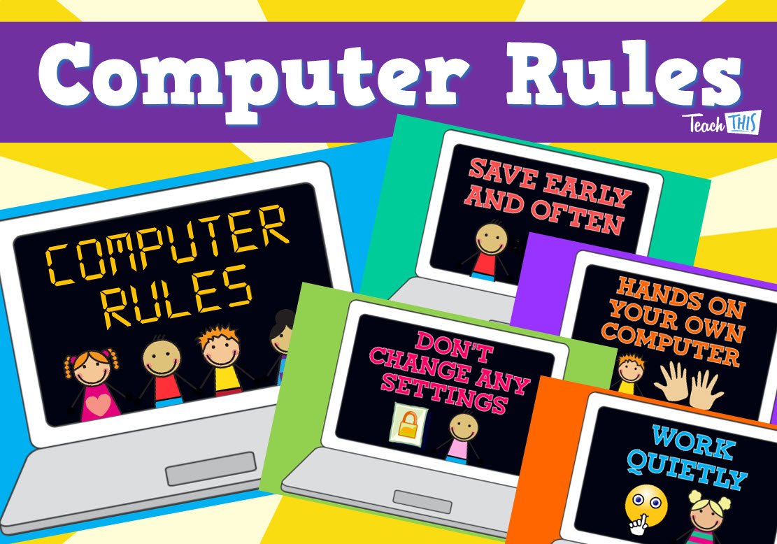 Computer Rules Posters