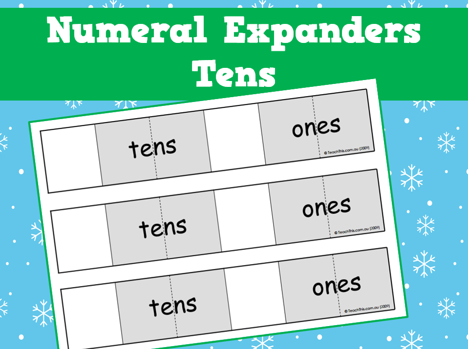 Numeral Expanders Tens