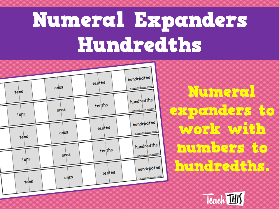 Numeral Expanders Hundredths