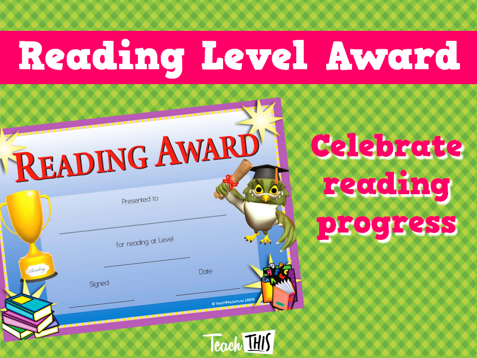 Reading Level Award