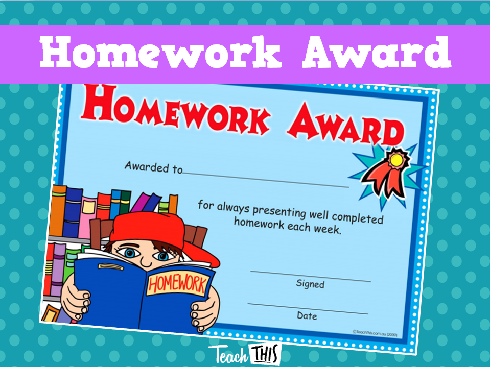 Homework Award