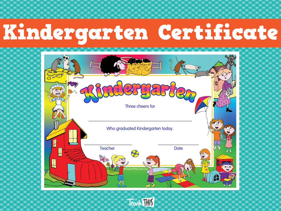 Kindergarten Certificate