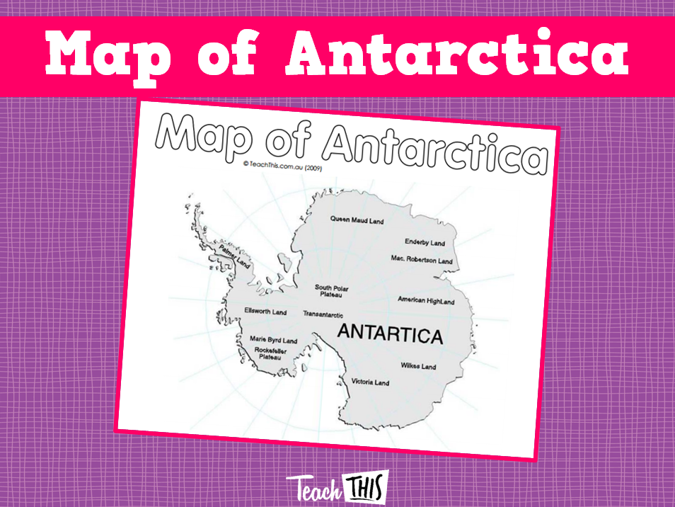 Map of Antarctica