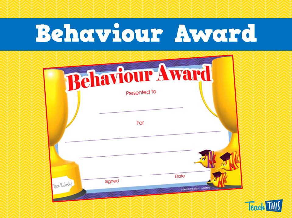 Behaviour Award