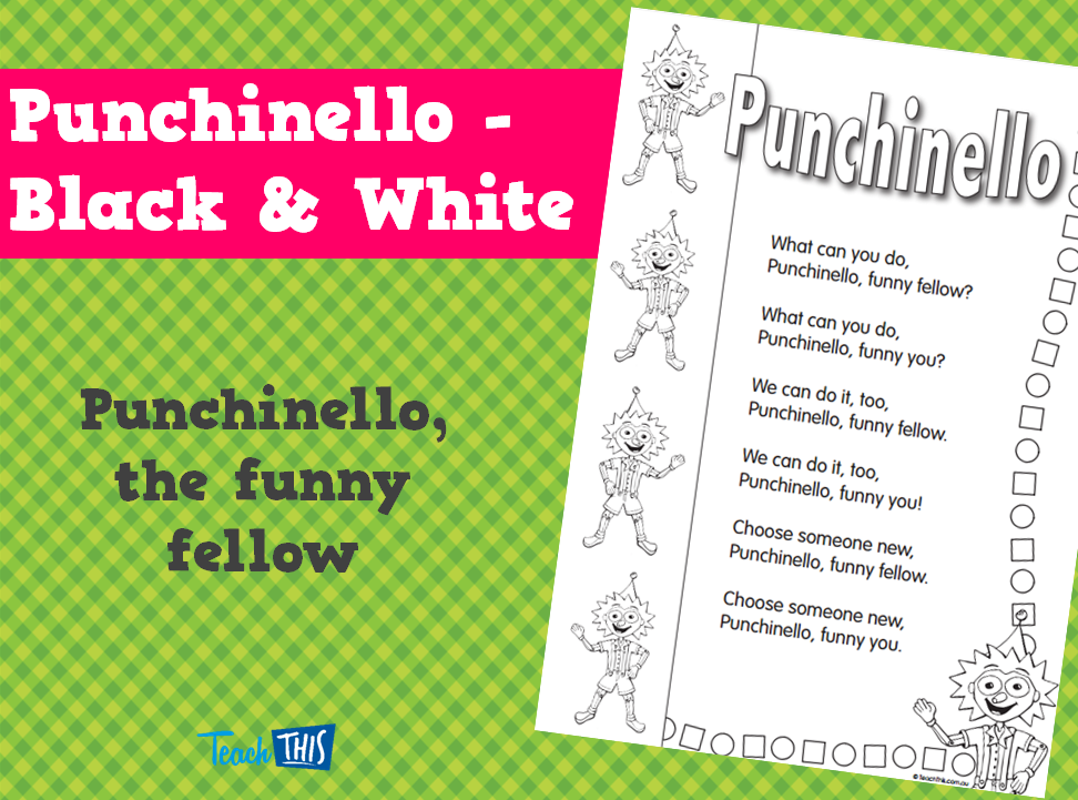Punchinello - Black & White