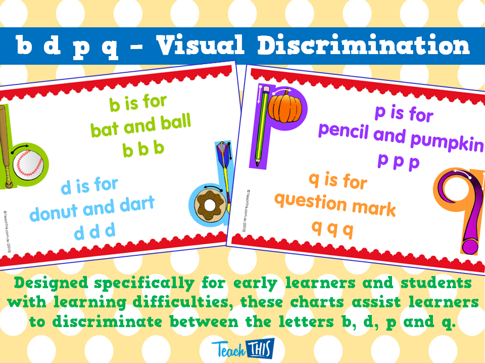 b d p q - Visual Discrimination
