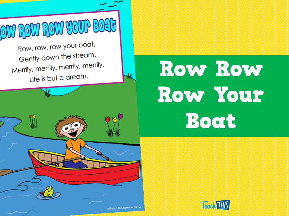 Row Row Row Your Boat - colour
