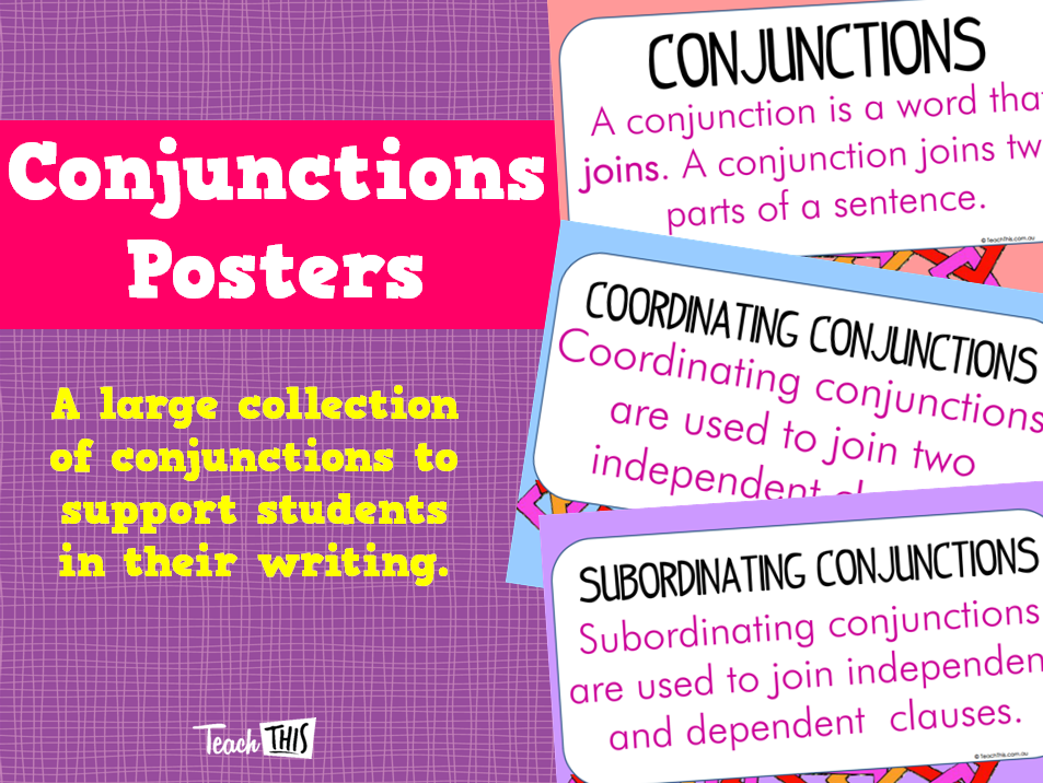 Conjunctions Posters