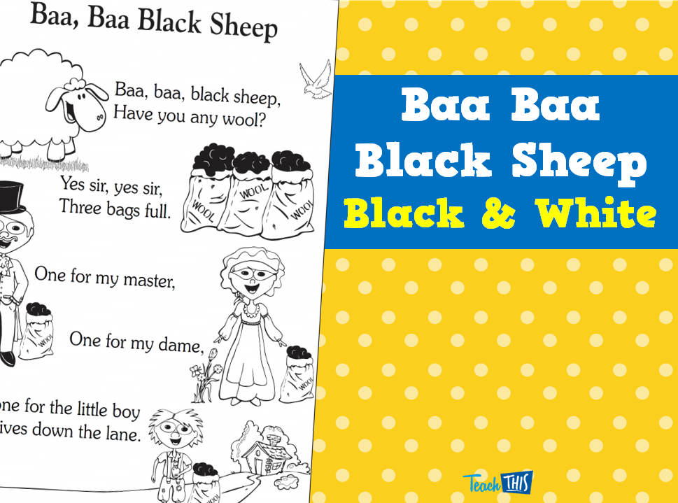 Baa Baa Black Sheep - Mono