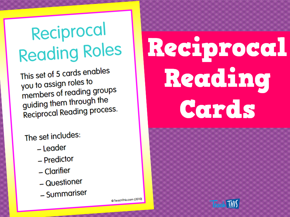 Reciprocal Reading Cards