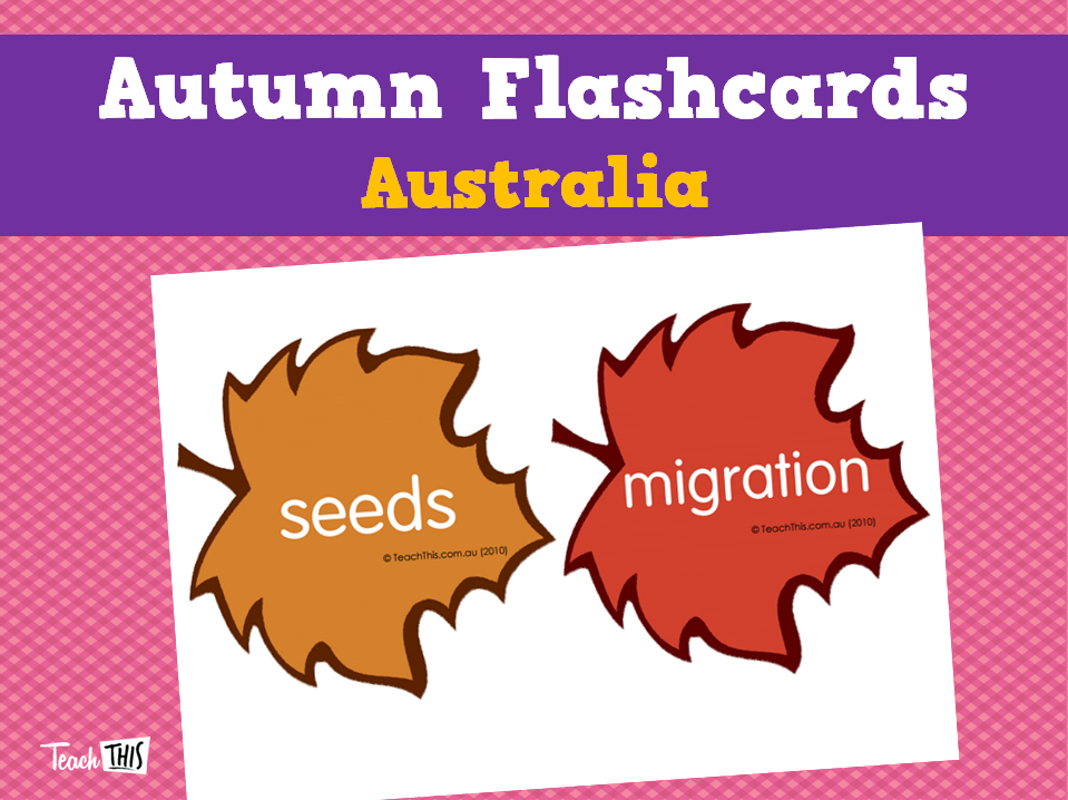 Autumn Flashcards - Australia