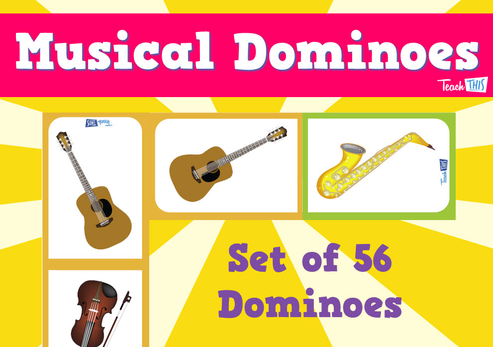 Musical Instrument Dominoes