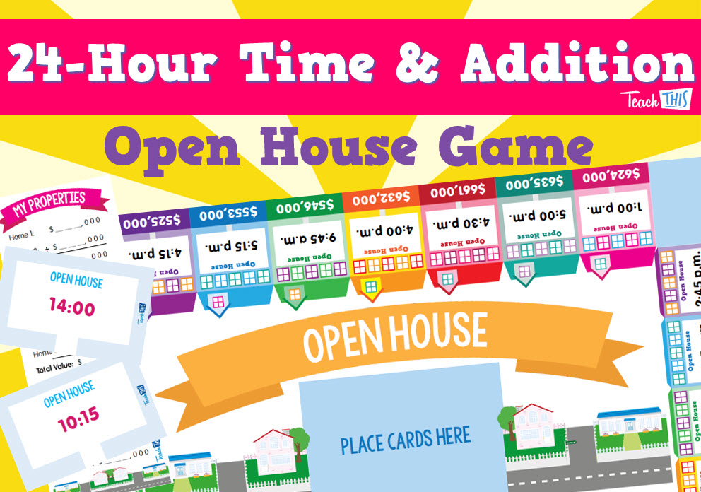 Open House - Addition & 24 Hour Time Game